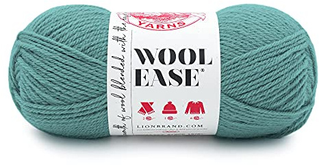 Lion Brand Wool Yarn, Worsted Yarn for Knitting, Crocheting and handicrafts, 1 Pack, Marine (Stillwater)