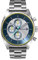 DeTomaso D10 Chronograph Limited Edition Silver Herren-Armbanduhr Analog Quarz Stainless Steel Silber