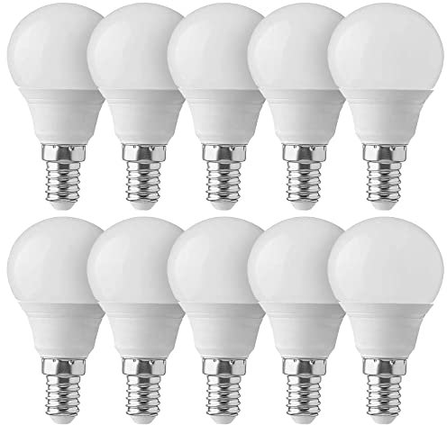 ZONE LED SET - LED Birnen, 3.7W, E14, Tropfenform, P45, 320lm, Weisses Licht (6500K), 10-er Pack