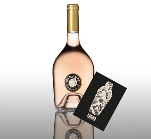 Angelina Jolie + Brad Pitt Miraval Magnum Flasche Cotes de Provence Rose Wein 1,5L (13% Vol)