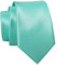 Massi Morino Krawatte mintgrün schmal für Herren - 6 cm - Tie Schlips uni einfarbig I Slim Fit Kravatte mint