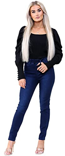 989Zé ENZO Women's High Rise Skinny Stretch Jeans Jeggings Denim Jean