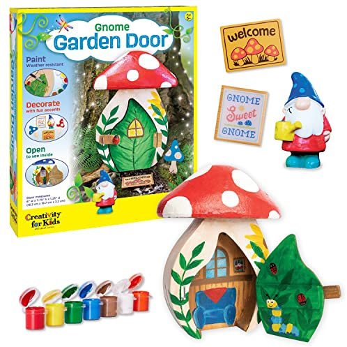 Creativity for Kids Gnome Garden Door - Painting Arts and Crafts for Boys and Girls, Kids Activities for Ages 6-8+