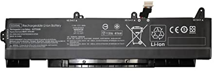 CoreParts Laptop Battery for HP 56Wh Li-ion 11.55V 4850mAh, L77991-005 (56Wh Li-ion 11.55V 4850mAh Black)
