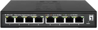 LevelOne GES-2108 8-Port Gigabit Smart Lite Switch