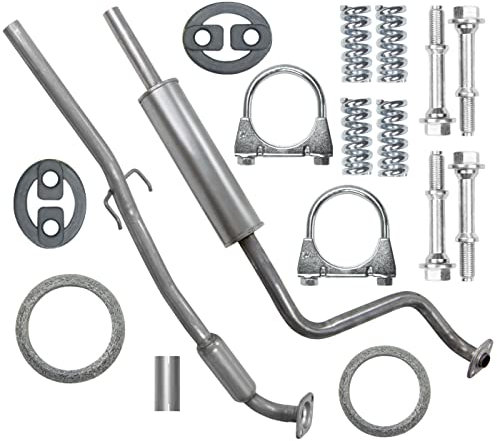 Polmo Mitteltopf Auspuff Mittelschalldämpfer für Toyota Yaris 1 I P1 Schrägheck 1.3