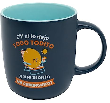 Mr.Wonderful Taza, ¿Y si lo dejo todito y me monto un chiringuito?, 12 x 15,5 x 18,5