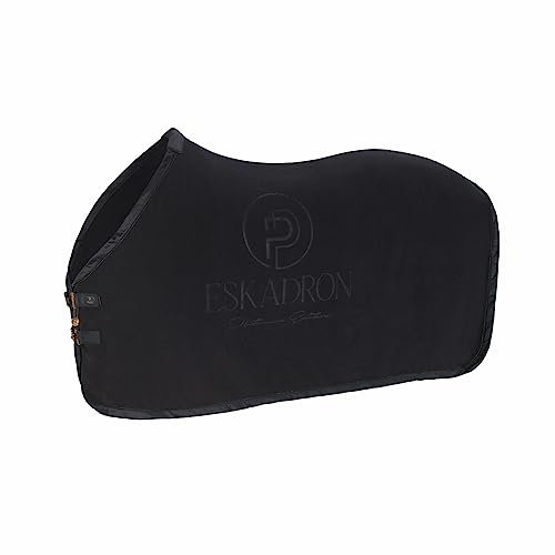 Eskadron Abschwitzdecke Fleece Stamp Black Platinum 23, Größe:M