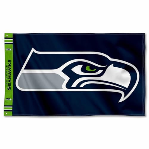 WinCraft Seattle Seahawks bedruckte Flagge, 90 x 150 cm