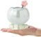 Squisita tazza floreale tazza da caffè fiore tazza da dessert in ceramica perfetta per coppie famiglie e uso quotidiano tazza da dessert a forma di fiore tazze da dessert a forma di fiore
