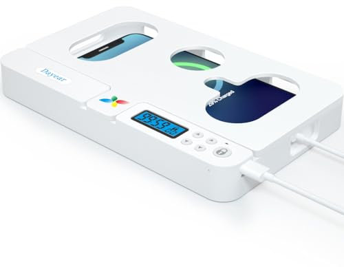 Dayear Handy Timer Box Handy Gefängnis, Handy Safe Schlossbox mit Timer Telefon Gefängnis für iPhone und Android Handy zu Helfen Kinder, Studenten, Erwachsene Lock Phone Sucht/Versuchung(Weiß)