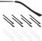 8 Pairs Glasses Ear Grips Anti Slip Grips Silicone Glasses Arm Covers for Thin Metal Eyeglass Legs