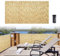 Brise Vue Bambou Naturel Canisse Bambou 60cm 70cm 80cm 90cm 100cm 110cm 120cm 130cm 140cm 150cm 160cm Hauteur Clôture En Roseau Durable Pour Balcon, Terrasse Et Jardin(Color:Primary white line,Size:60