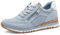 MARCO TOZZI Damen Sneaker flach mit Reißverschluss Vegan, Blau (Polar Comb), 42 EU