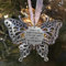Weihnachtsanhänger Deko Metall Schmetterling Familie Gedenkanhänger Christbaumschmuck Weihnachtsbaum Schmetterling Hängende Deko Personalisiert Gedenken Baumschmuck Weihnachtsschmuck (Tochter)