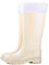 MIXSEN Stivali di Gomma Donna Pioggia Alti Impermeabile Wellington Boot Rain Boot Giardino Stivali(Alta Fodera Estraibile Beige,37EU)