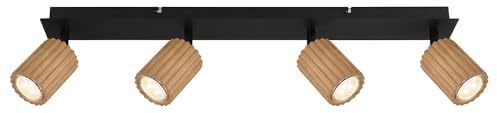 Ceiling Light Ceiling Light Adjustable Wooden Living Room Lamp Length 65 cm