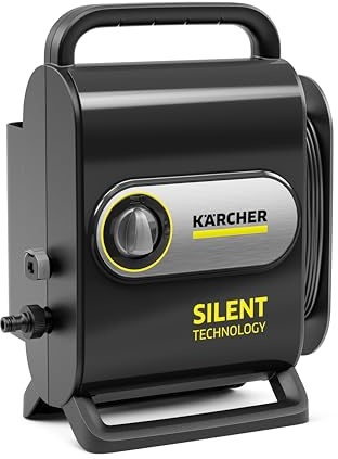 Kärcher high pressure washer K Silent Anniversary Edition, pressure: max. 130 bar, delivery speed max. 420 l/h, extremely quiet, with eco!Booster for efficient cleaning, black