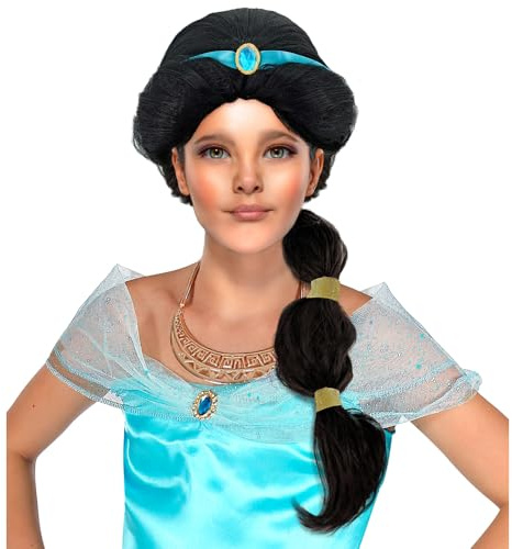 Arabische Prinzessin Perücke Kostümzubehör Jasmine Karneval Mottoparty