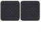 2 x wasserdichte Inkontinenz-Stuhlpolster, rutschfeste, saugfähige Spannfutter-Pads, Rollstuhl-wiederverwendbare Sitzpolster, waschbar, Kinderzimmer-Sitzschutz, 56 x 53 cm (schwarz)
