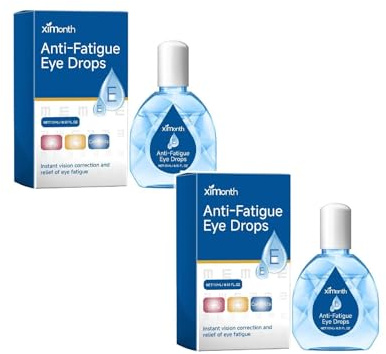 Lutein Augentropfen Gegen Augenermüdung Und Rötungen Befeuchtend Und Beruhigend Für trockene Augen Auch für Kontaktlinsen Reisegröße (2PCS)