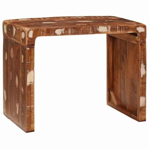 vidaXL Side table for your living room or bedroom - has this cool rustic look and a rectangular shape. Perfect as a small accent table in your home!