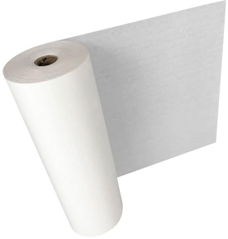 GARIOUANS Papier de Calligraphie Chinois Épais 40Cm X 50M Rouleau Long pour Peinture Traditionnelle et Usage Artistique, Papier Riz pour Entraînement Calligraphie