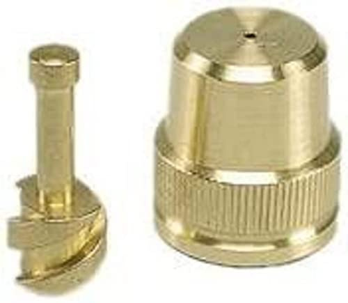 GLORIA Messing-Hohlkegeldüse mit Zerstäubereinsatz | Ø 1 mm | Ersatz-Düse | Hohkegeldüse Typ G-H 49-55 (55° Sprühwinkel) inkl. Zerstäubereinsatz aus Messing für Hochleistungs- & Rückensprüher