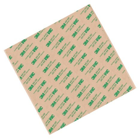 TapeCase 468MP 10 x 10.5-25 High Performance Adhesive Transfer Tape, Converted from 3M 468MP, 10 x 10.5 Rectangles (Pack of 25)