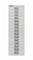 BISLEY MultiDrawer, 39er Serie, DIN A4, 15 Schubladen, Metall, 645 Lichtgrau, 38 x 27.9 x 86 cm