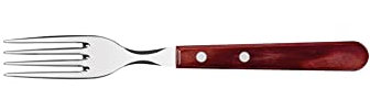 Tramontina 21136/070 TRAMONTINA Polywood Jumbo Tafelgabel, 8,5 Zoll (21,5 cm), rot, spülmaschinenfest, hergestellt in Brasilien