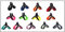 TRE PONTI TF226AR Easy Fit Mesh Fix Neon, Größe 4, orange
