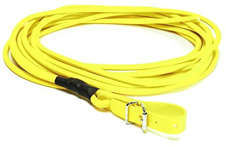 Mystique® Biothane Schweissleine rund 8mm neon gelb 12m