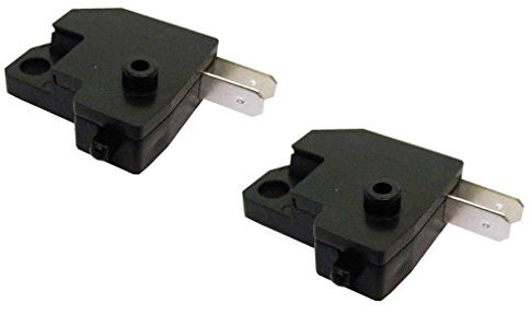 AISEN 2pcs Motorrad Bremslichtschalter vorne Schalter Bremslicht