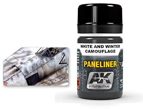Air-Serie: Emaille-Farbe, weiß und Winter-Camouflage, 35 ml Flasche