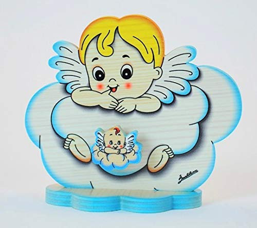 Lutèce Créations Spieluhr/Spieldose/Musikbox aus Holz: Standspieluhr von Bartolucci mit Engel - It's a Small World (R. Sherman)