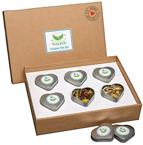 TeaLaVie 6er Kräutertee-Geschenk-Set (45g) kleine Aufmerksamkeit Dankeschön Geschenkidee 2026