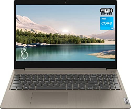 Lenovo Ordinateur portable Ideapad 3 2022, écran tactile HD de 15,6 po, processeur Intel Core i3-1115G4 de 11e génération, RAM DDR4 de 12 Go, SSD PCIe NVMe de 256 Go, HDMI, Webcam, Wi-Fi 5, Bluetooth