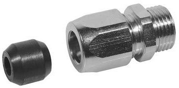 Adattatore Portagomma Per Flessibile Gas Ff Acciaio Inox Estensibile Diankamin