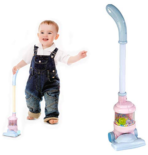 Gmuret Elektrischer Staubsauger Spielzeug, Simulation Mini Staubsauger Haushalt Pretend Play Toys Kit für Kinder Jungen und Mädchen