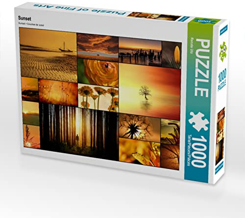 CALVENDO Puzzle Sunset | 1000 Teile Lege-Größe 64 x 48 cm Foto-Puzzle für glückliche Stunden