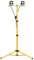vidaXL Projecteur à LED avec Trépied Lampe d'Extérieur Eclairage de Sécurité de Jardin Projecteur d'Extérieur Atelier 2x10 W Blanc Froid