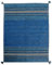 Riad Arredo Tappeto Kilim in 100% Fibra Naturale di Cotone Orientale Persiano Multiuso Camera Letto Soggiorno Sala Studio Corridoio Cucina (60 x 240 cm, Blu Mare)
