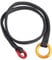 Outdoor Klettern Lanyard, 120cm/47,2 Zoll 22KN Positionierung Lanyard Klettern Getriebe Ankerschlaufe Gürtelschlinge Draht Lanyard Kletterausrüstung mit zwei hängenden Ringen für Ontree Gartenarbeit