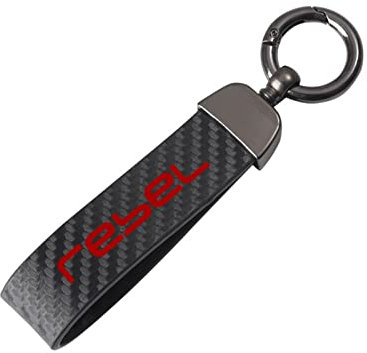 SXHM Motorrad Schlüsselanhänger Für HON-DA Rebel CMX 300 500 CMX300 CMX500 2017-2021 Motorrad Schlüsselband Schlüssel Kohlefaser Schlüsselanhänger (Farbe : Schwarz, Size : Normal), Einheitsgröße