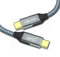 Ablink USB C TO USB C Cable 2M, Type C 3.2 Gen2 Cable, 20 Gbps, 4K@60Hz, 100W Charging Cord Compatible with iPhone 16, MacBook, iPad, Dell XPS, Samsung, Monitor