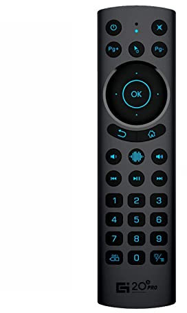 WANSUPYIN 2023 Smart Voice Control Mouse Air-mouse Control 30 Keys Back Light Wireless 2.4GHZ with USB Receiver for Android TV Box Smart TV Remote