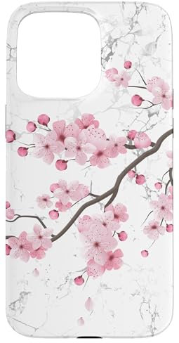 Sakura Florist Pink Flower Japan Gift Floral Cherry Blossom Case for iPhone 15 Pro Max