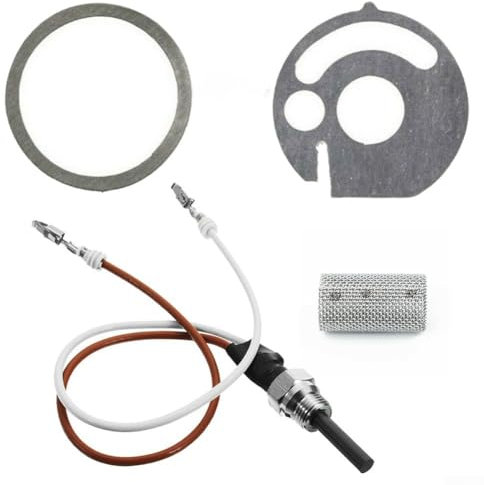 Standheizung Keramik Glühkerzen-Set, Glühkerzen-Bildschirm und Auto Luft Diesel Dichtung, für Eberspacher Hydronic D4WS, 5WZ, D5WS, D5WSC