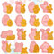 Pasqua Formine Biscotti,Tagliabiscotti 3D Pasqua,16 Pezzi Formine per Biscotti Plastica Set,Stampi Biscotti Pasqua, Coniglio, Uovo, Pulcino,per Decorazioni per Torte, Pasticceria, Fondente